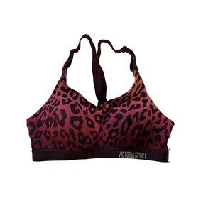 Victoria Sport Razor back  Bra leopard